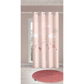 Παιδική & Βρεφική Κουρτίνα Soft-Touch Audrey με Τρουκς 160x240 Saint Clair Rose-Pink 100% Πολυεστέρας