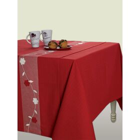 Σετ 4 Πετσέτες Φαγητού Festosi 45x50 ss-85 Ruby/natural