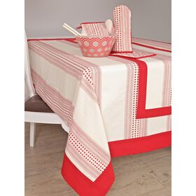 Σετ 4 Πετσέτες Κουζίνας Festosi 45x70 kp-369 Natural/ruby