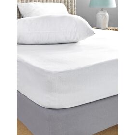Κάλυμμα Μονό White Comfort 100x200+30 Jacquard Waterproof