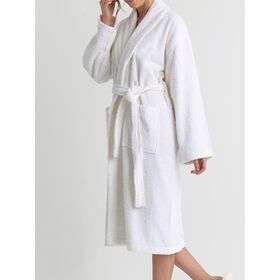 Μπουρνουζι Bath Collection gem White Large