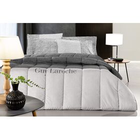 Παπλωματοθήκη Symbol Grey Suede 225x245 guy Laroche  top Μicrosuede - Bottom Cotton