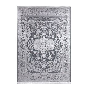 Χαλί Lotus Summer 2927 Black Grey Royal Carpet