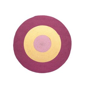 Χαλάκι Kids Decor Ø140cm Tricolore Pink