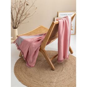 Διακοσμητικη Μαξιλαροθηκη 55x55 Oba/2 Pink/grey