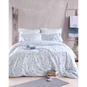 Ortensia Μπλε - σετ Σεντονια Nova King Size (270χ290)