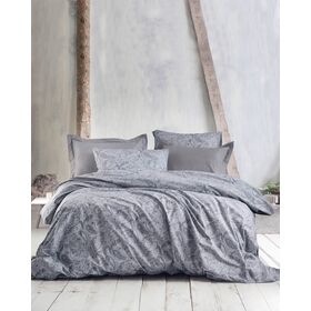 Lovetta Γκρι - σετ Παπλωματοθηκη Symbol Υπερδιπλο (225χ250)