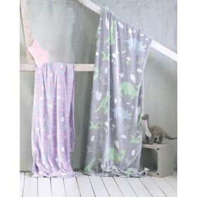 Dinoland - Κουβερτα Παιδικη Luminus (Flannel Fleece)