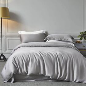 Bamboo - Γκρι σετ Σεντονια King Size (275x290)