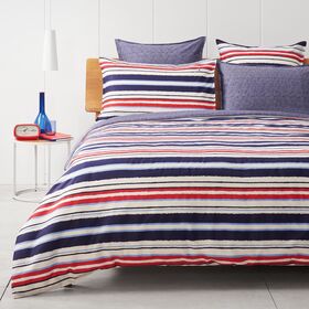 Παπλωματοθηκη    Surf Cluβ 1 τεμ Γαλαζιο (Wαvε ) 220χ240cμ 100% Cοττον Sατιν 210τc  Τομμυ Ηιlfιgεr