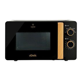 Estia Φουρνος Μικροκυματων oak 700w 20lt Μαυρο