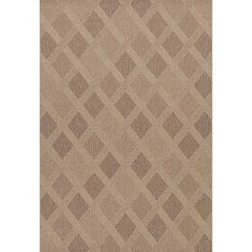 Χαλι Ethnik  203729c Brown/caramel Beige - 070x140   με το Mέτρο