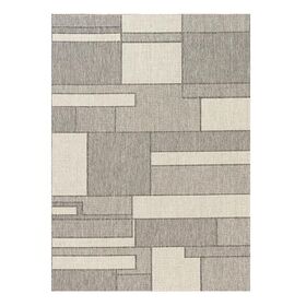 Χαλι Ethnik  1449d Grey-Ecru - 133x190   με το Mέτρο