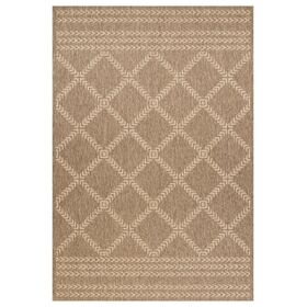 Χαλι Ethnik  2012c Brown/caramel Beige - 133x190   με το Mέτρο
