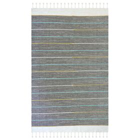 Χαλι Ribella Χειροποιητο 100 D.grey - 133x190   με το Mέτρο