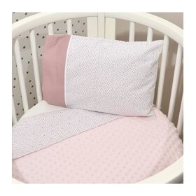 Oliver Baby Des.402 Minky Κουβέρτα Αγκαλιάς Διπλής Όψης Σάπιο Μήλο 75x95