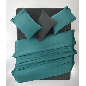 Παπλωματοθήκη Minimal Petrol 165x225 guy Laroche  100% Cotton Satin