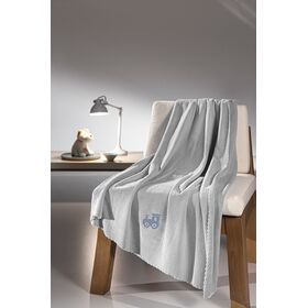 Βρεφική Κουβέρτα Train Silver 100x140 guy Laroche  100% Fine Microfiber