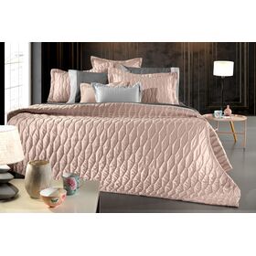 Σετ 3τμχ Κουβερλί art Amethyst 240x250 guy Laroche  100% Microsatin