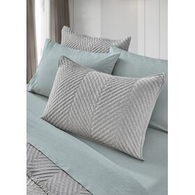 Σετ 2τμχ Κουβερλί Bone Grey 180x240 guy Laroche  100% Fine Microfiber
