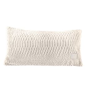 Γούνινο Διακοσμητικό Μαξιλαράκι Crusty Ivory 30χ60 guy Laroche  100% Polyester art fur Ultrasoft