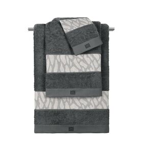 Σετ 3τμχ. Πετσέτες Μπάνιου Colorado Anthracite-Silver guy Laroche  100% Cotton 500 Gr/m 2