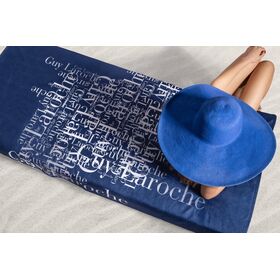 Πετσέτα Θαλάσσης Velour Printed 2103 Marine 100x175 guy Laroche  50%cotton-50%polyester