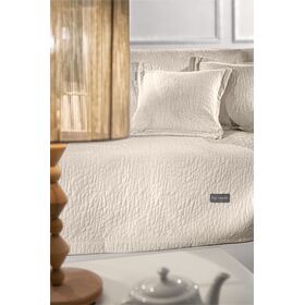 Σετ 2τμχ. Ριχτάρι Avon Sand 170x250 με Διακοσμητικό Μαξιλαράκι 45x45 guy Laroche  100% Polyester