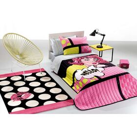 Παπλωματοθήκη pop art 160x220 Suede Saint Clair Mixed top 100% Microfiber/bottom 100% Cotton