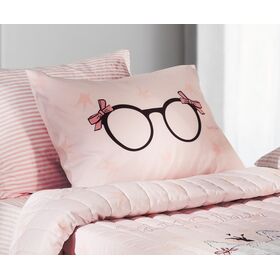 Διακοσμητική Μαξιλαροθήκη Rosie Pinky 50x70 Saint Clair  100% Polyester