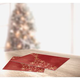 Σουπλά Χριστουγεννιάτικο 3042 red 45x33 Saint Clair  100% Polyester