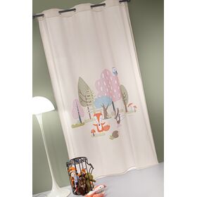 Κουρτίνα Soft - Touch Timber Pudra με Τρουκς 160x240 Saint Clair  100% Polyester