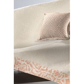 Διακοσμητική Μαξιλαροθήκη Balance Coral-Natural 45x45 guy Laroche  Χωρις Γεμιση