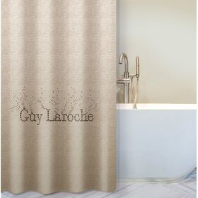 Κουρτίνα Μπάνιου Pandora Sand 180x185 guy Laroche  100% Cotton 500 Gr/m2 ,