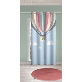 Παιδική & Βρεφική Κουρτίνα Soft-Touch Balloons με Τρουκς 160x240 Saint Clair sky 100% Πολυεστέρας