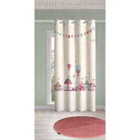 Παιδική & Βρεφική Κουρτίνα Soft-Touch Rodeo με Τρουκς 160x240 Saint Clair Beige 100% Polyester