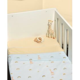 Σεντόνια Λίκνου 2 Τεμαχίων 80χ110 Sophie la Girafe Σχέδιο 504