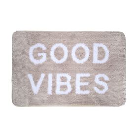 Estia Ταπετο Μπανιου Good Vibes 40x60cm 100% Μικροϊνες Taupe