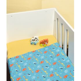 Oliver Baby Σχέδιο 216 Σεντόνια Λίκνου Εμπριμέ 100% Βαμβάκι - 3 τεμ 110x160 - Ελληνικής Ραφής