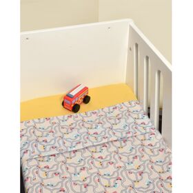 Oliver Baby Σχέδιο 214 Σεντόνια Λίκνου Εμπριμέ 100% Βαμβάκι - 3 τεμ 110x160 - Ελληνικής Ραφής