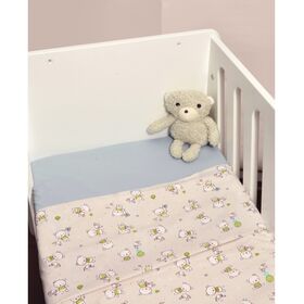Oliver Baby Σχέδιο 213 Σεντόνια Λίκνου Εμπριμέ 100% Βαμβάκι - 3 τεμ 110x160 - Ελληνικής Ραφής