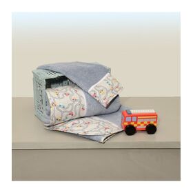 Oliver Baby σετ Πετσέτες Εμπριμέ - 2 τεμ Σχεδιο 214 100% Βαμβάκι 450 Γρμ/τμ - 30χ50 70χ120 - Ελληνικής Ραφής