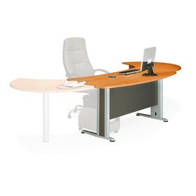 Executive Γραφείο Απόχρωση Dark Grey - Cherry