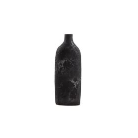 Κεραμικό Διακοσμητικό Βάζο Siso oki Black Spot Silver Medium (18x13x50) Soulworks 0630019