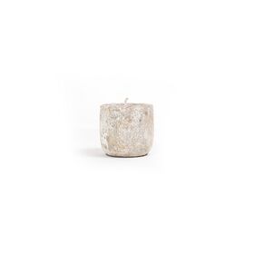 Κεραμικό Κηροπήγιο Mingi White Classic Small (11x11x10) Soulworks 0630065