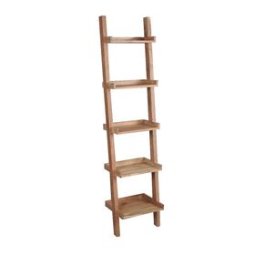 Ladder Βιβλιοθήκη - Ραφιέρα Ξύλο Ακακία Φυσικό
