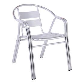 Silver-ii Πολυθρόνα Dining Αλουμινίου