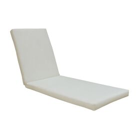 Sunlounger Μαξιλάρι Ξαπλώστρας Ύφασμα Εκρού Water Repellent, Foam+polyester Φερμουάρ-Velcro