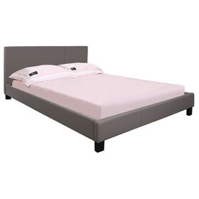 Wilton Κρεβάτι Διπλό, για Στρώμα 150x200cm, pu Απόχρωση Cappuccino