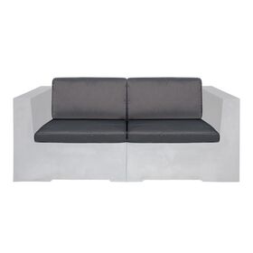Concrete set Μαξιλάρια Καναπέ Γκρι Ύφασμα Water Repellent 4 Tεμάχια